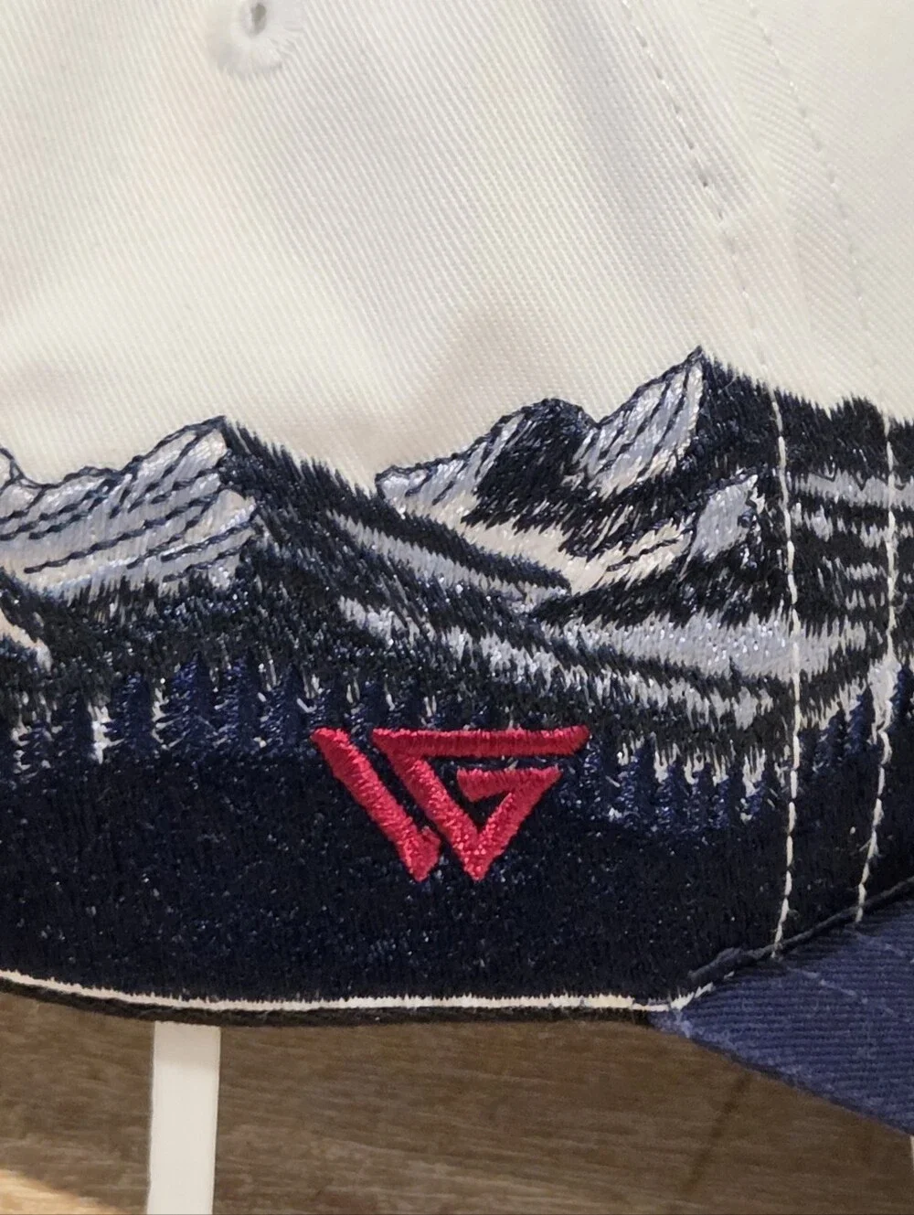 Woodn Grail Colorado Avalanche Heavyweight Snapback Hat  Wrap-around Mountains